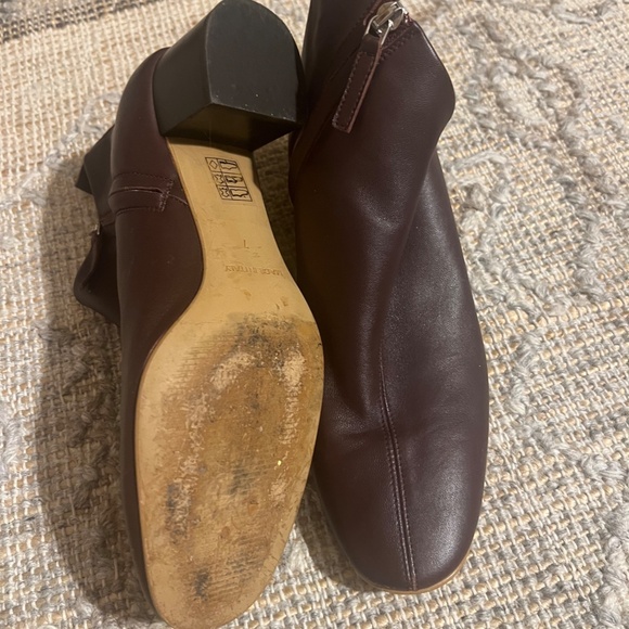 Everlane Day Boot Burgundy Size 7 - Picture 2 of 2